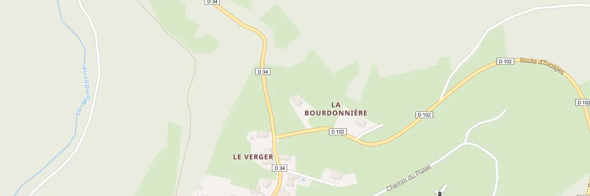 Plan du 197 Rte d’Evosges à Oncieu