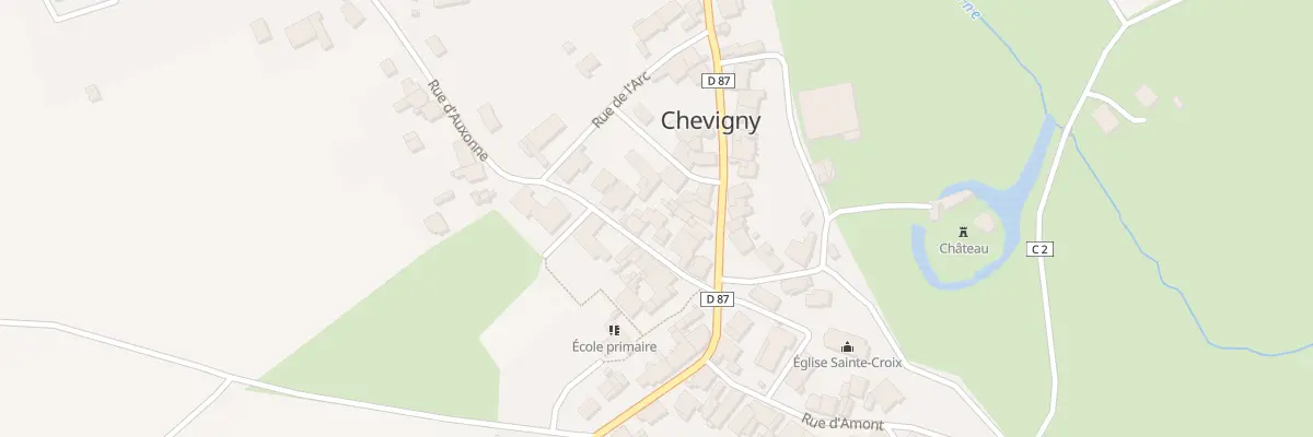 Plan du 4 Rue d’Auxonne à Chevigny