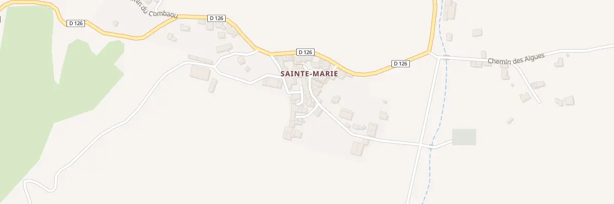 Plan du 5036 Le Village de Ste Marie à Valdoule