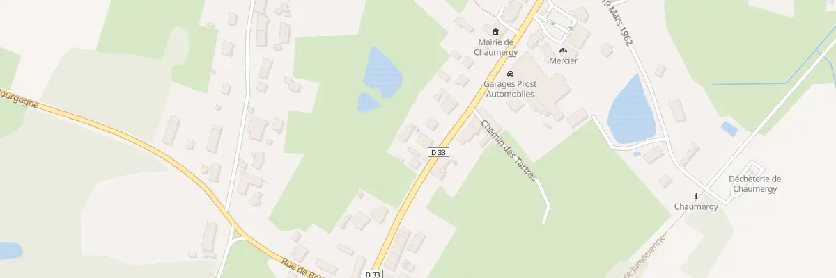 Plan du 46 Grande Rue de la Bresse à Chaumergy