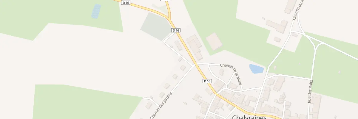 Plan du 2 Che des Jardins à Chalvraines