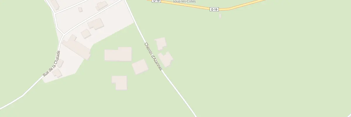 Plan du 1 Che d’Azannes à Romagne-sous-les-Côtes