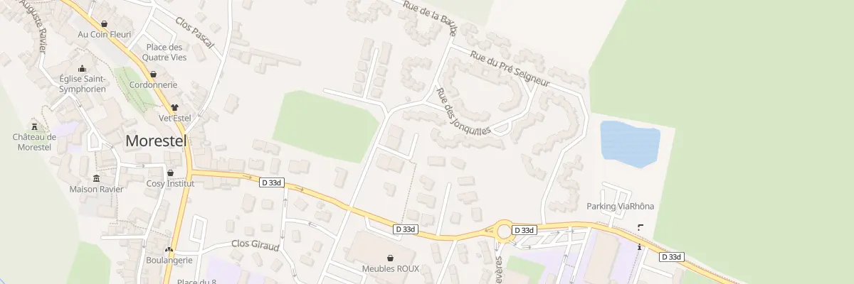 Plan du 2 Rue des Jonquilles à Morestel