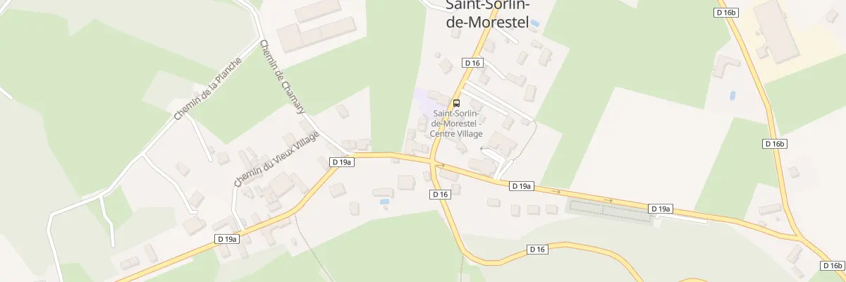 Plan du 390 Rte du Village à Saint-Sorlin-de-Morestel