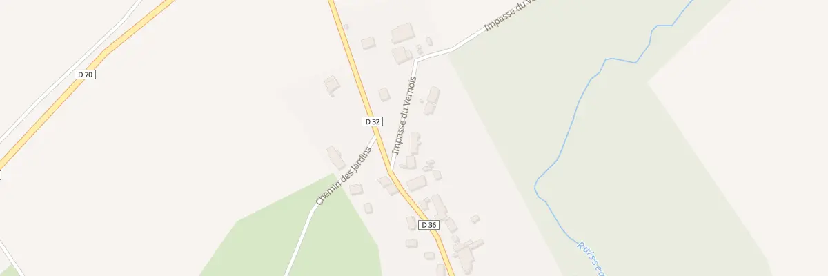 Plan du 3 Imp du Vernois à Essertenne-et-Cecey