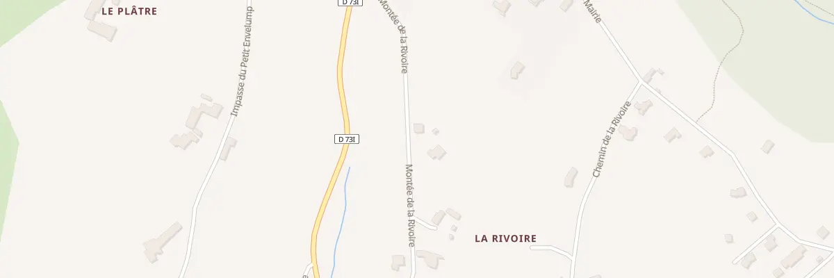 Plan du 1020 Mte de la Rivoire à Chélieu