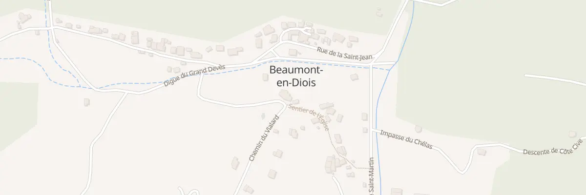 Plan du 5029 Le Chelas à Beaumont-en-Diois