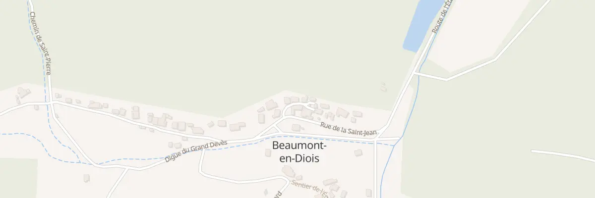 Plan du 5012 Le Village à Beaumont-en-Diois