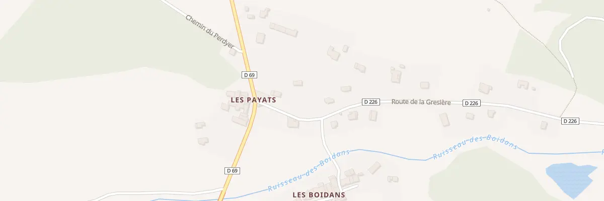 Plan du 5125 Fond Trache à Menglon