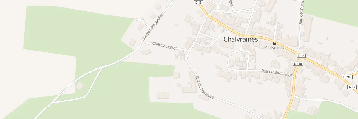 Plan du 16 Rue du Periteure à Chalvraines