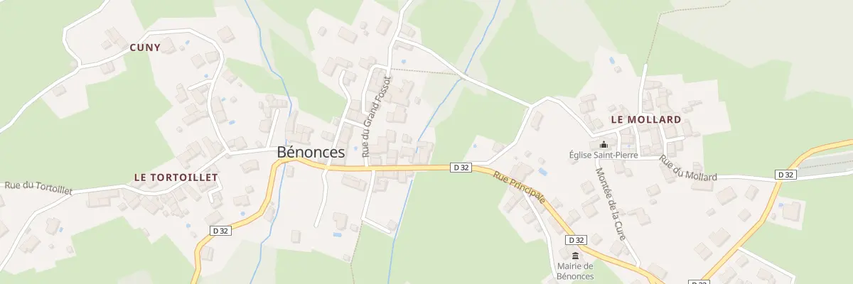 Plan du 425 Rue Principale à Bénonces