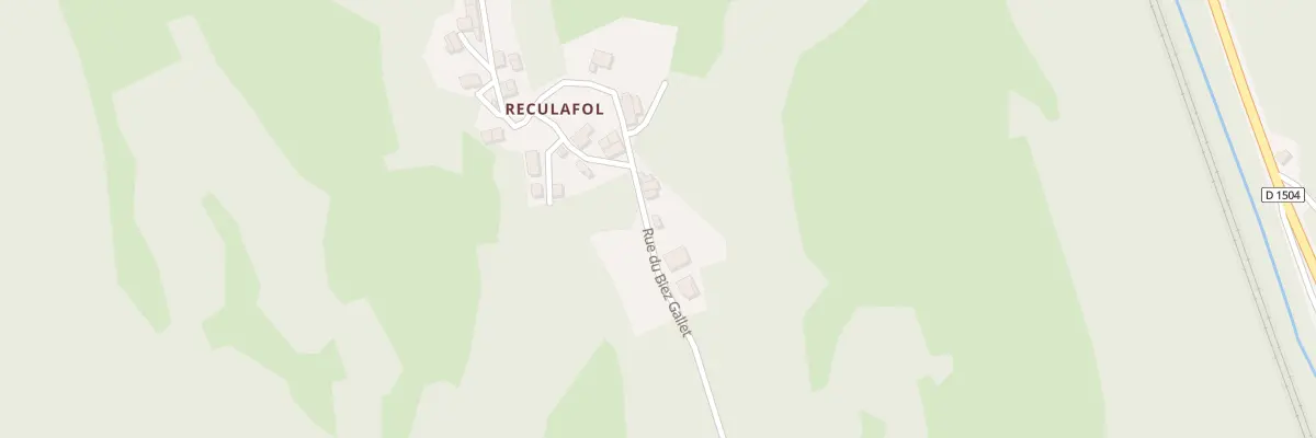 Plan du 5 Rue du Biez GALLET à Argis