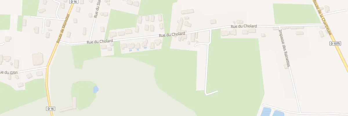 Plan du 352 Rue du Cholard à Vézeronce-Curtin