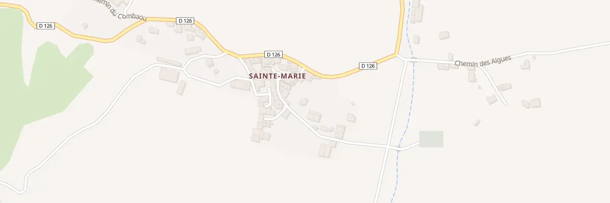Plan du 5035 Le Village de Ste Marie à Valdoule