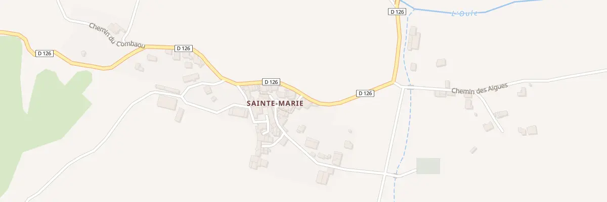 Plan du 5052 Le Village de Ste Marie à Valdoule