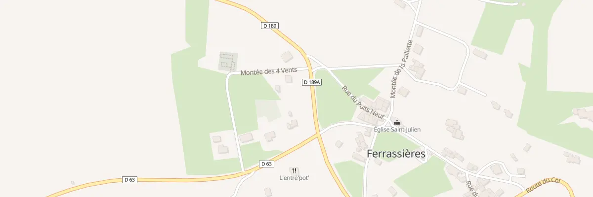 Plan du 35 Mte des 4 Vents à Ferrassières