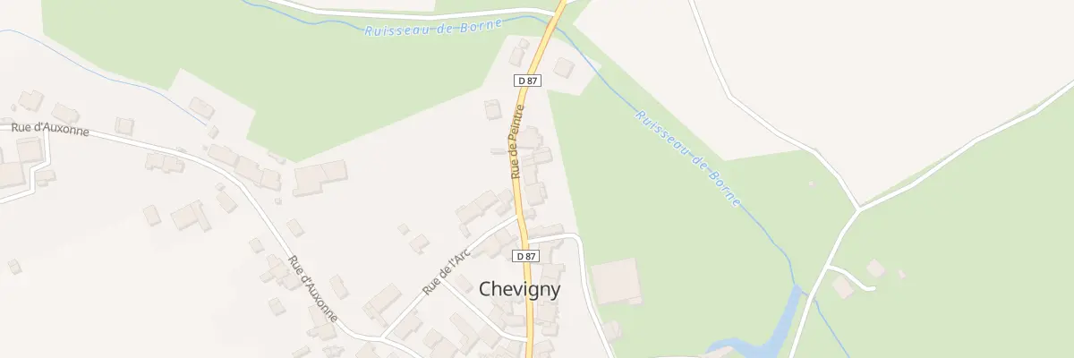Plan du 23 Rue de Peintre à Chevigny