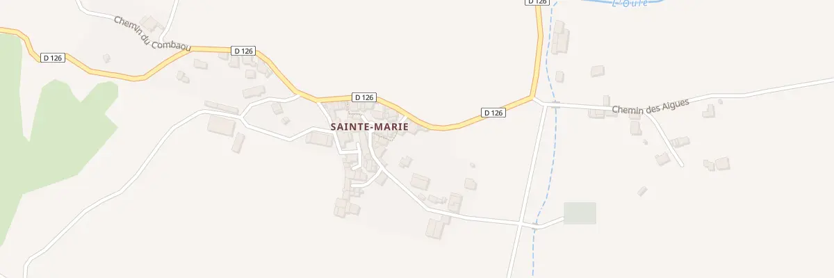 Plan du 5002 Le Village de Ste Marie à Valdoule