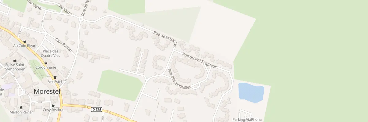 Plan du 6 Rue du Pré Seigneur à Morestel