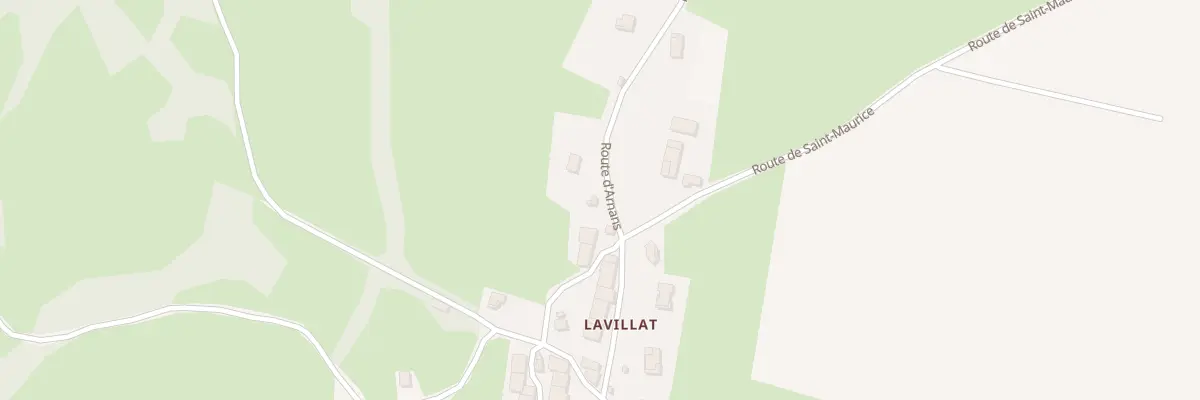 Plan du 837 Rte d’Arnans à Corveissiat