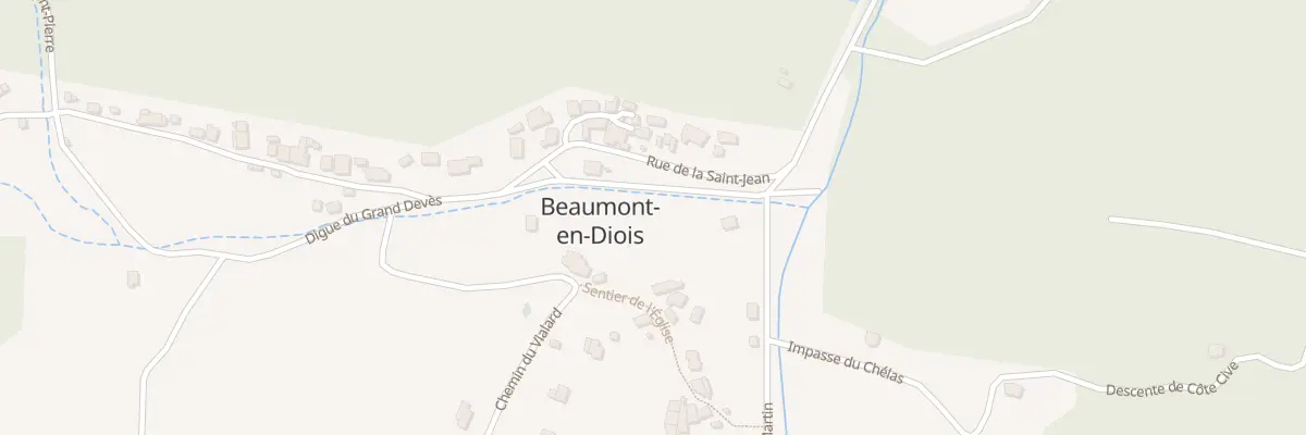 Plan du 5071 Le Chelas à Beaumont-en-Diois