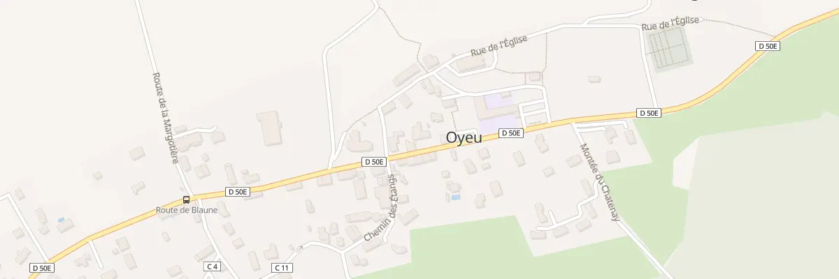 Plan du 456 Rte du Bourg à Oyeu