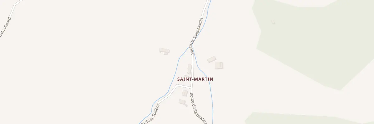 Plan du 952 Rte de Saint Martin à Beaumont-en-Diois