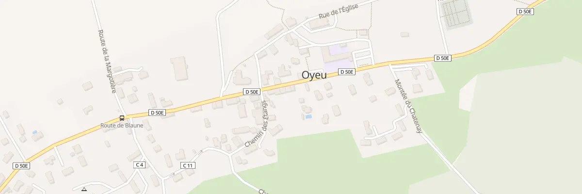 Plan du 427 Rte du Bourg à Oyeu
