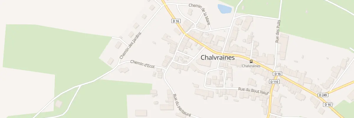 Plan du 4 Rue de l’Eglise à Chalvraines