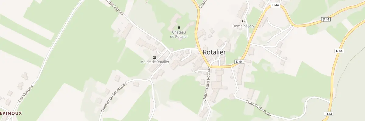 Plan du 7 Derriere le Chalet à Rotalier