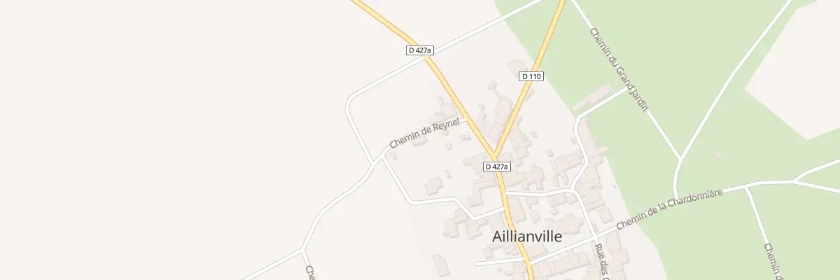 Plan du 6 Che de Reynel à Aillianville