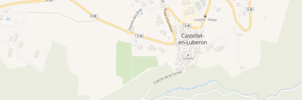 Plan du 7 Rte d’Auribeau à Castellet-en-Luberon