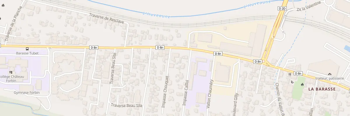 Plan du 32 Bd de la Barasse à Marseille 11e Arrondissement