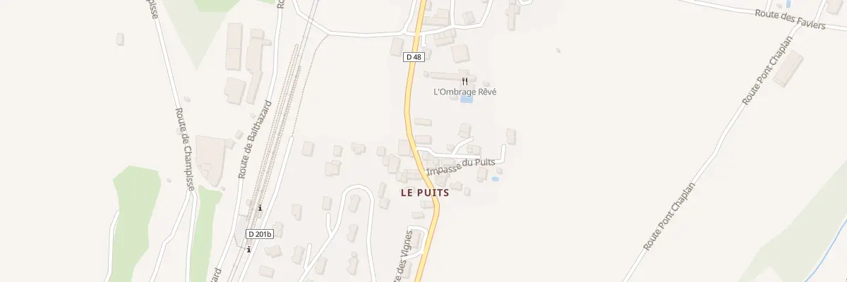 Plan du 356 Rte du Puits à Poliénas