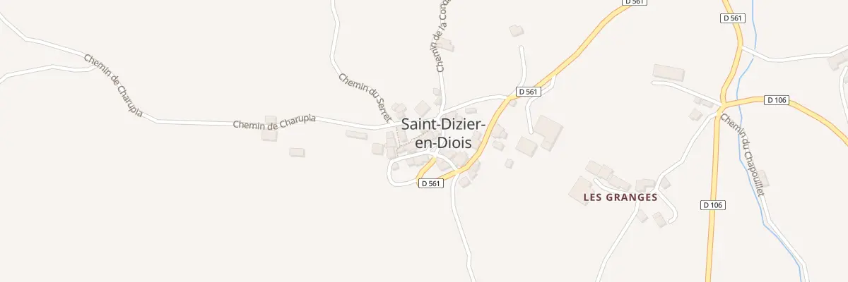 Plan du 3 Pl Alice Cartier à Saint-Dizier-en-Diois