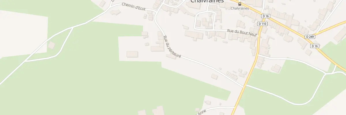 Plan du 26 Rue du Periteure à Chalvraines