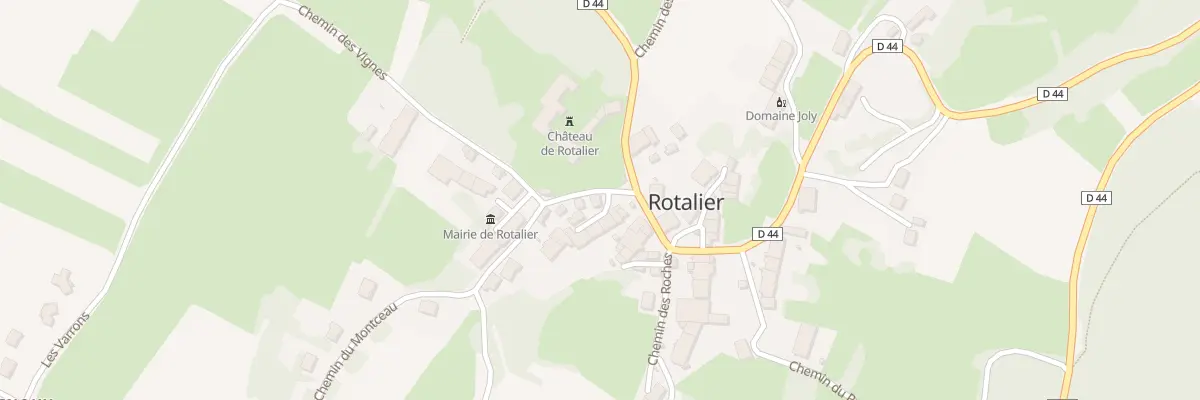 Plan du 2 Derriere le Chalet à Rotalier
