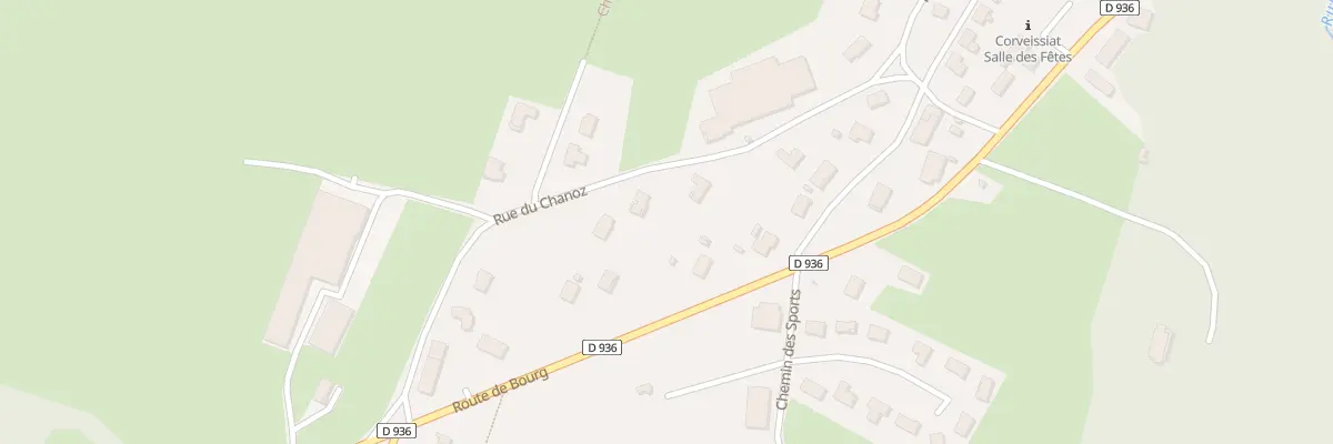 Plan du 637 Rue du Chanoz à Corveissiat