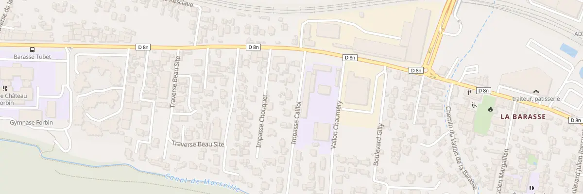 Plan du 10 Imp Caillol à Marseille 11e Arrondissement