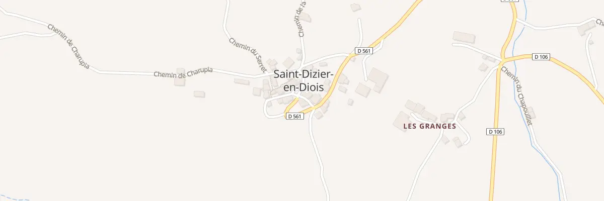 Plan du 5039 Le Village à Saint-Dizier-en-Diois