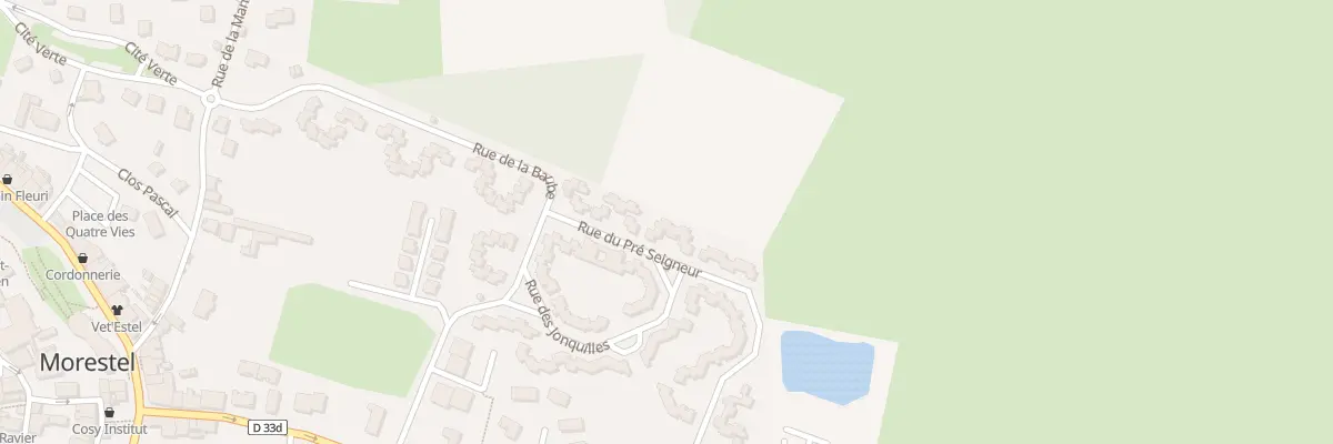 Plan du 13 Rue du Pré Seigneur à Morestel