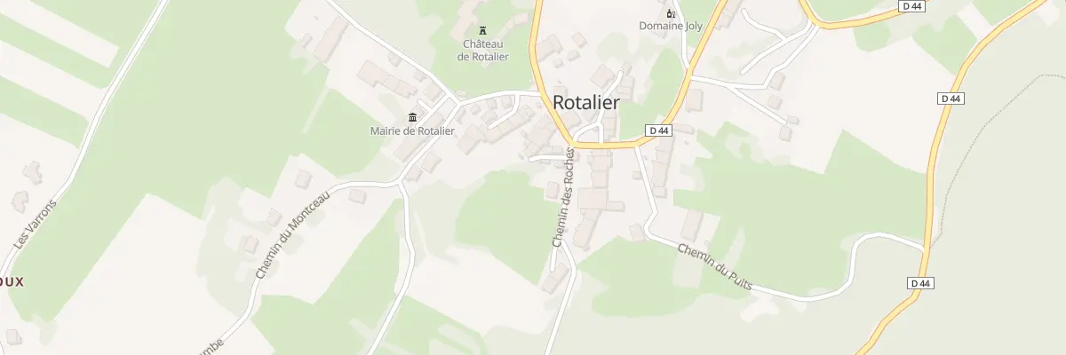 Plan du 4 Che des Roches à Rotalier