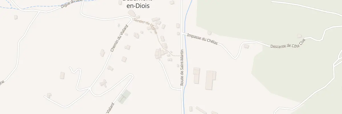Plan du 5053 Le Chelas à Beaumont-en-Diois