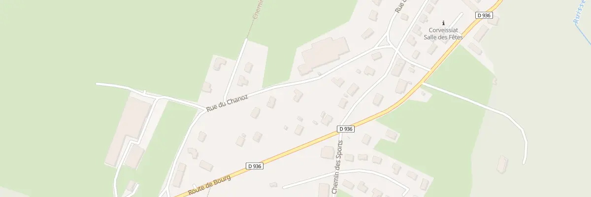 Plan du 589 Rue du Chanoz à Corveissiat