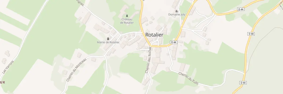 Plan du 2 Rue de la Tour à Rotalier
