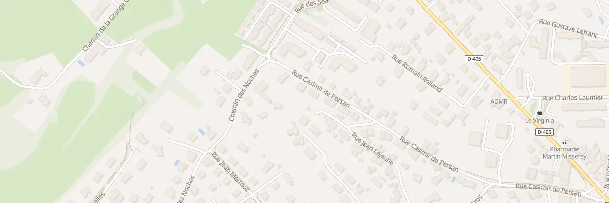 Plan du 31 Rue Jean Lejeune à Dole