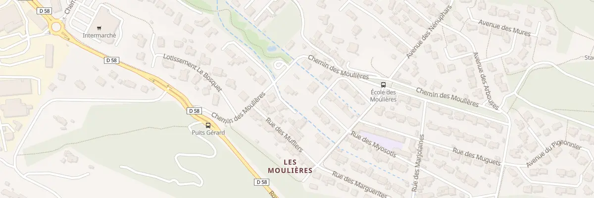 Plan du 5836 Les Moulières à Mimet