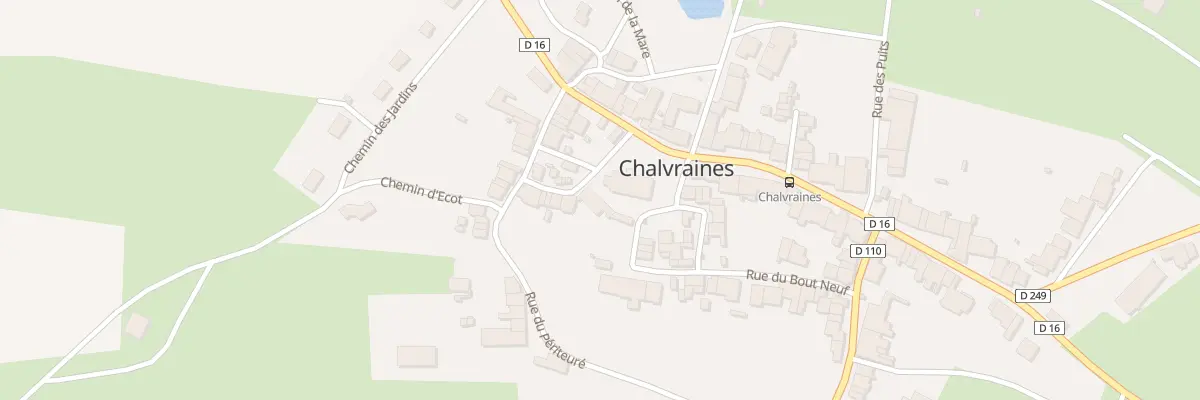 Plan du 1 Rue de l’Eglise à Chalvraines