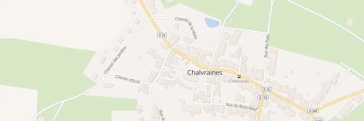 Plan du 6 Gr Grande Rue à Chalvraines