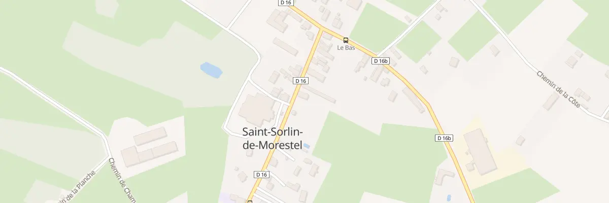Plan du 131 Rte du Village à Saint-Sorlin-de-Morestel